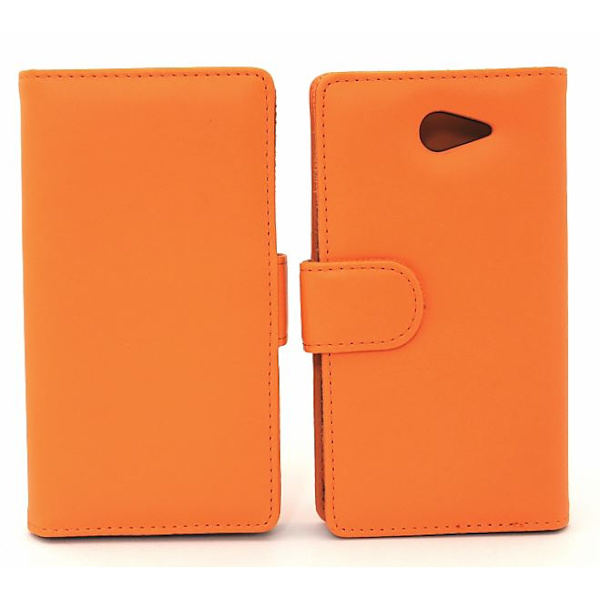 Plånboksfodral Sony Xperia M2 (D2303) Orange