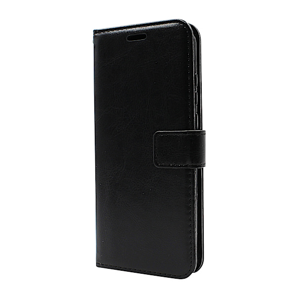 Crazy Horse Wallet Motorola Moto E6i Svart