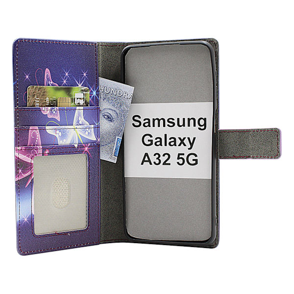 Skimblocker Samsung Galaxy A32 5G Plånboksfodral Design