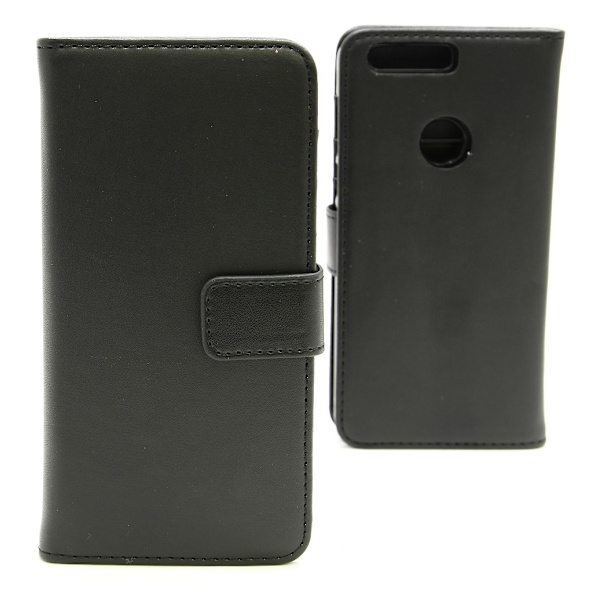 Skimblocker Magnet Wallet Huawei Honor 8 Svart