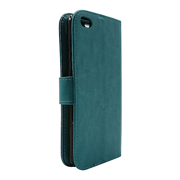 Crazy Horse Wallet Xiaomi Redmi Go Turkos