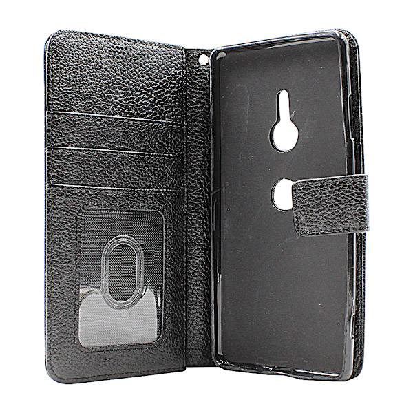 New Standcase Wallet Sony Xperia XZ3 Svart