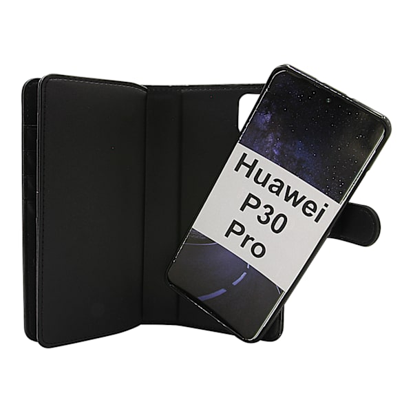 Skimblocker XL Magnet Wallet Huawei P30 Pro (VOG-L29) Svart