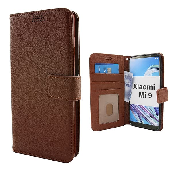 New Standcase Wallet Xiaomi Mi 9 Brun