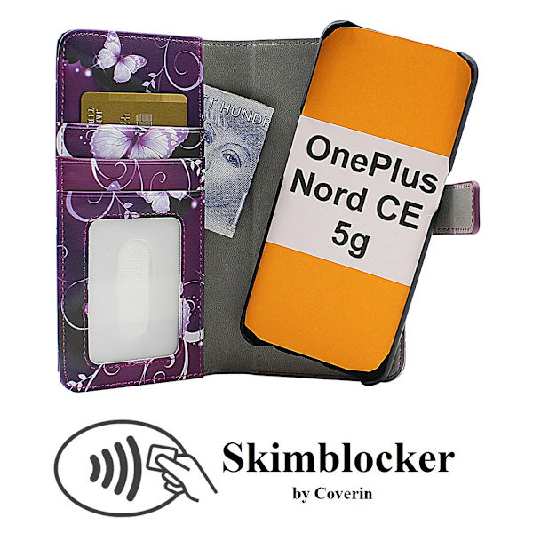 Skimblocker Magnet Designwallet OnePlus Nord CE 5G