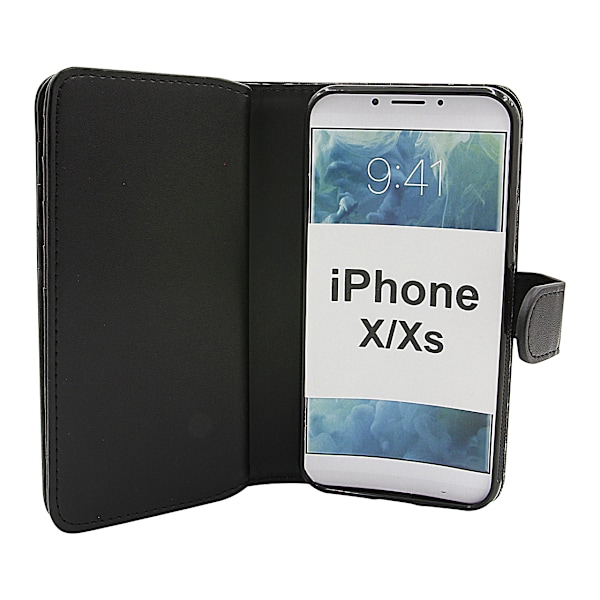 Skimblocker XL Magnet Wallet iPhone X/Xs Svart