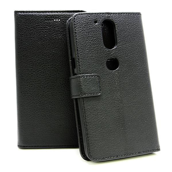Standcase Wallet Motorola Moto G4 / G4 Plus Svart