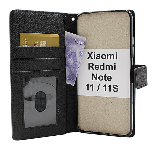 New Standcase Wallet Xiaomi Redmi Note 11 / 11S Brun