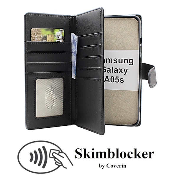 Skimblocker Galaxy A05s (SM-A057F/DS) XL Plånboksfodral