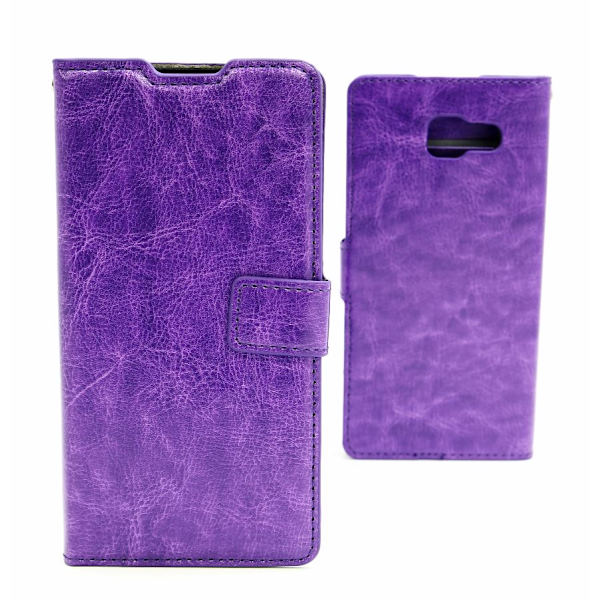 Crazy Horse Wallet Samsung Galaxy A3 2016 (A310F) Lila