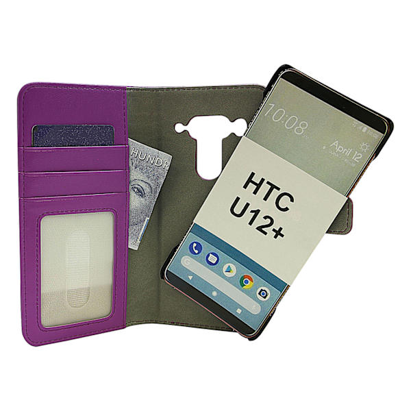 Skimblocker Magnet Wallet HTC U12 Plus / HTC U12+ Lila