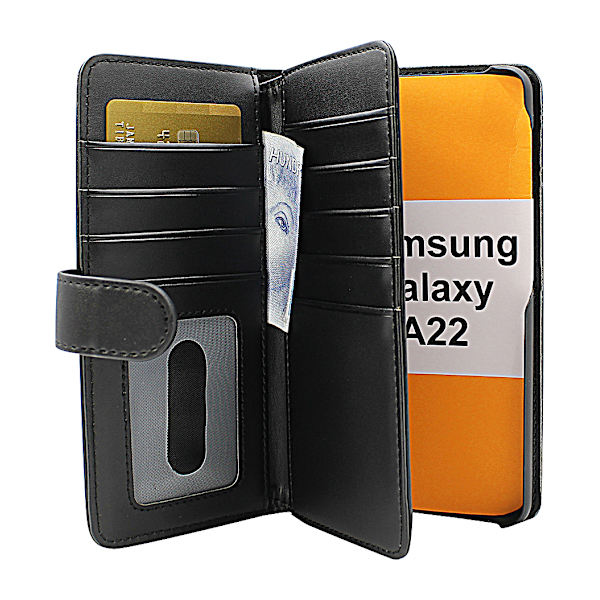 Skimblocker XL Wallet Samsung Galaxy A22 (A225F/DS) Hotpink