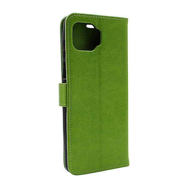 Crazy Horse Wallet Moto G 5G Plus (Svart) Lila