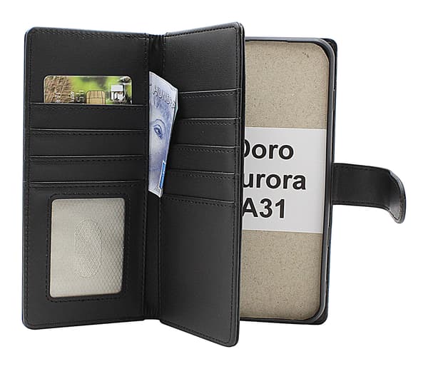 Skimblocker Doro Aurora A31 XL Plånboksfodral Svart
