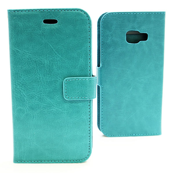 Crazy Horse Wallet Samsung Galaxy A3 2017 (A320F) Turkos