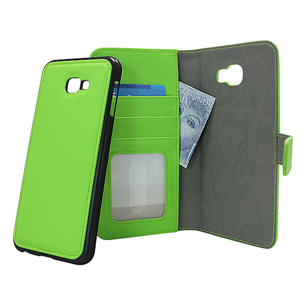 Skimblocker Magnet Wallet Samsung Galaxy J4 Plus (J415FN/DS) Grön