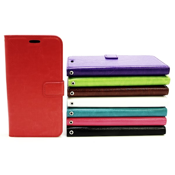 Crazy Horse Wallet Samsung Galaxy A5 2017 (A520F) Röd