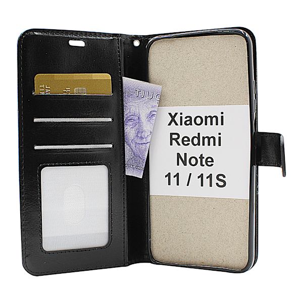 Crazy Horse Wallet Xiaomi Redmi Note 11 / 11S Grön