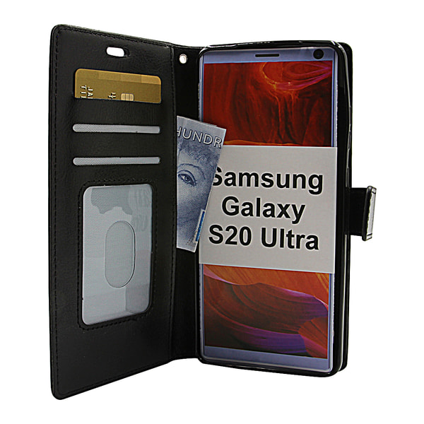 Crazy Horse Wallet Samsung Galaxy S20 Ultra (G988B) Röd