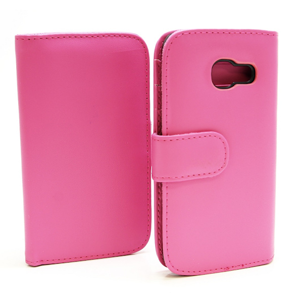 Skimblocker Plånboksfodral Samsung Galaxy A3 2017 (A320F) Hotpink