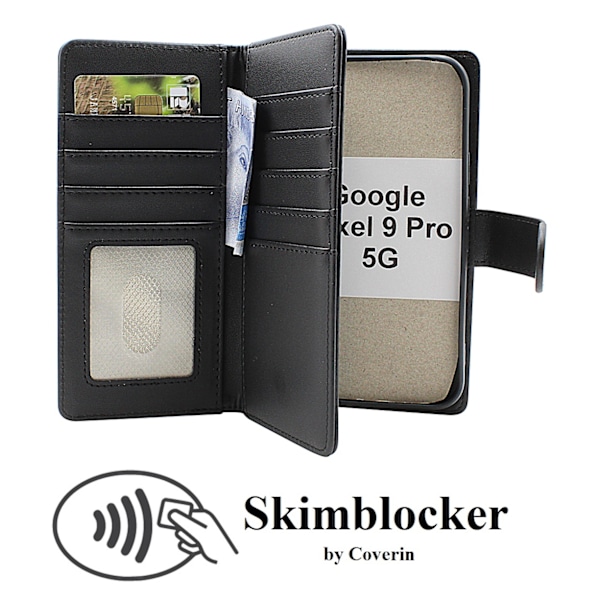 Skimblocker Google Pixel 9 Pro 5G XL Plånboksfodral