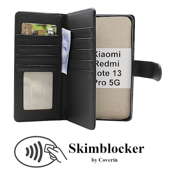 Skimblocker Xiaomi Redmi Note 13 Pro 5G XL Plånboksfodral