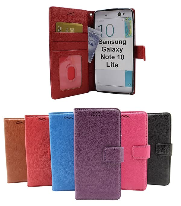 New Standcase Wallet Samsung Galaxy Note 10 Lite (N770F) Brun