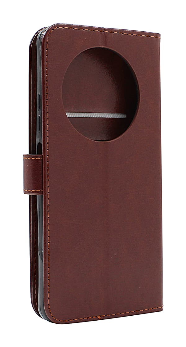 Crazy Horse Xiaomi Redmi 14C Plånboksfodral Brun