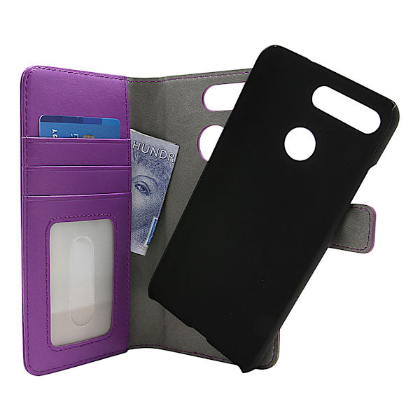 Skimblocker Magnet Wallet Huawei Honor View 20 Lila