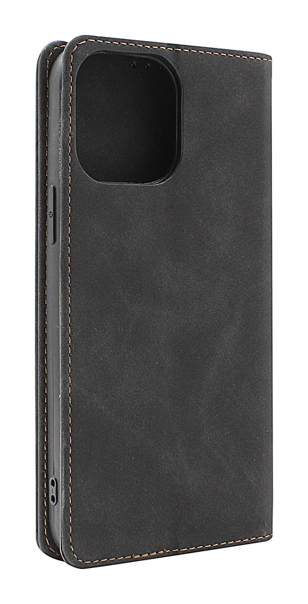 Fancy Standcase Wallet iPhone 13 Pro Max Brun