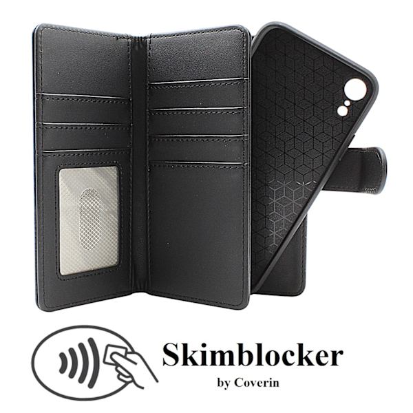 Skimblocker iPhone XR XL Magnet Plånboksfodral