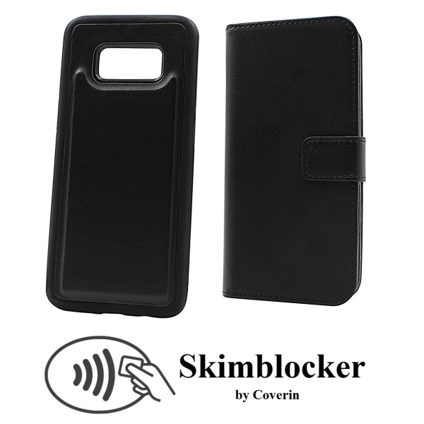 Skimblocker Magnet Wallet Samsung Galaxy S8 (G950F) Svart