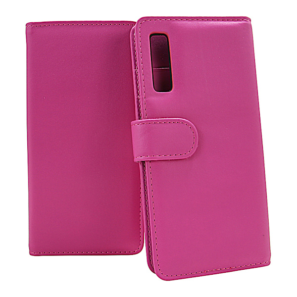 Skimblocker Plånboksfodral Samsung Galaxy A7 2018 (A750FN) Hotpink