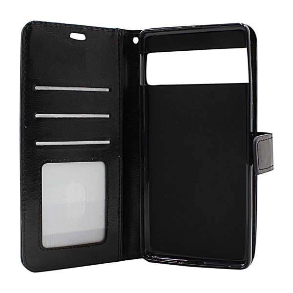 Crazy Horse Wallet Google Pixel 7 Pro 5G Svart