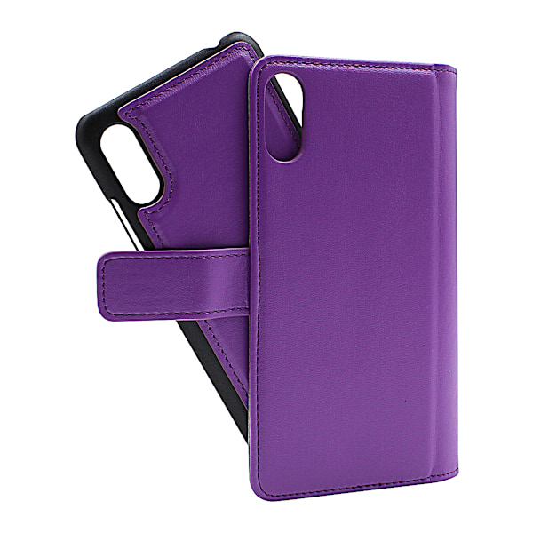 Skimblocker Magnet Wallet Huawei Y6 2019 Lila