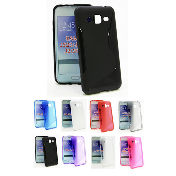 S-Line Skal Samsung Galaxy J3 2016  (J320F) Grå