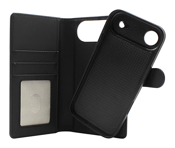 Skimblocker iPhone Air Magnet Plånboksfodral Mörkröd