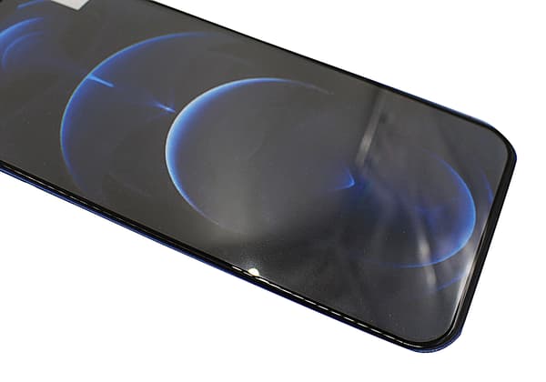 Full Frame Glas skydd iPhone 12 Pro Max (6.7) (Svart)