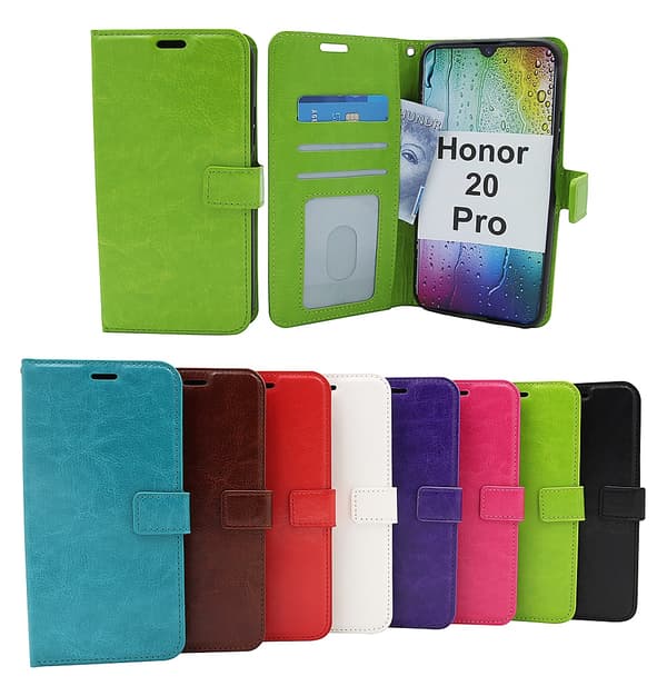 Crazy Horse Wallet Honor 20 Pro Turkos