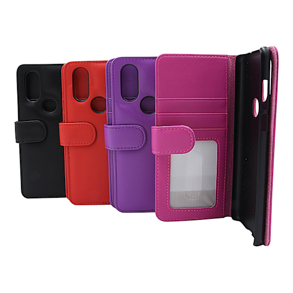 Skimblocker Plånboksfodral Motorola One Vision Röd