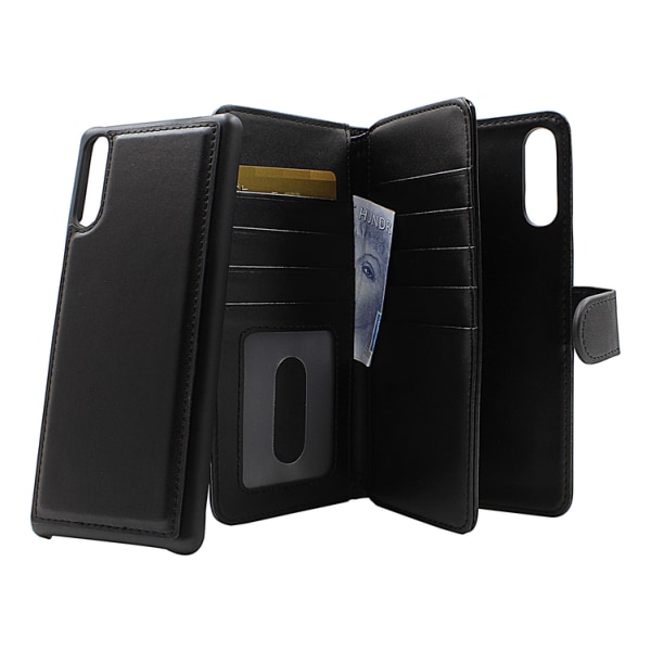 Skimblocker XL Magnet Wallet Sony Xperia L4 Svart