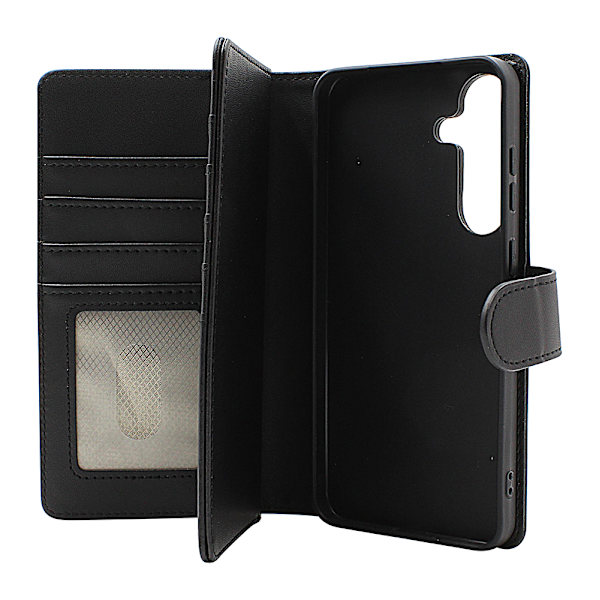Skimblocker Samsung Galaxy S25+ XL Plånboksfodral Mörklila