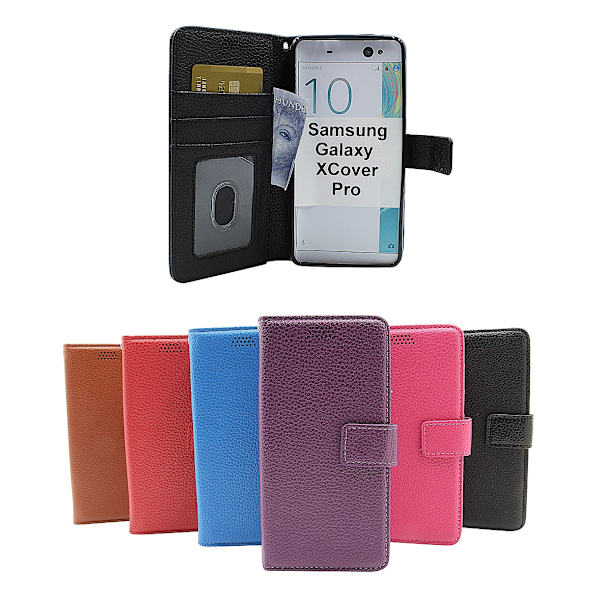New Standcase Wallet Samsung Galaxy XCover Pro (G715F/DS) Brun