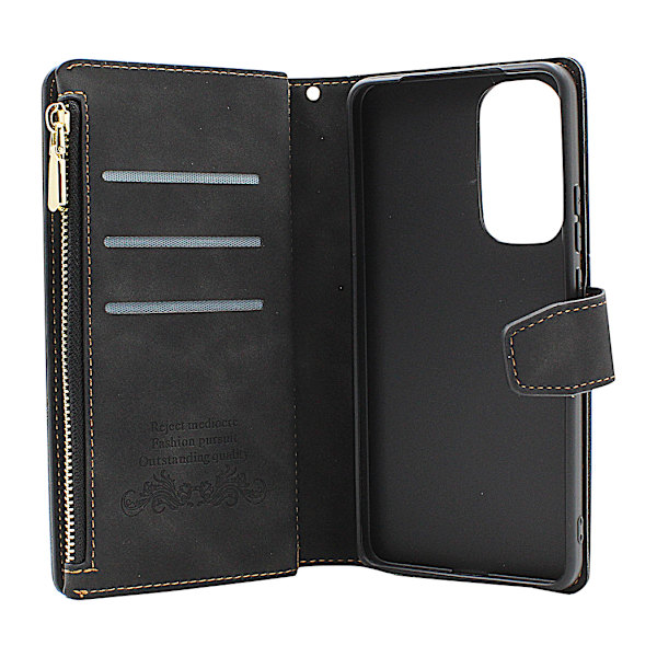 XL Standcase Lyxfodral Motorola Edge 30 Svart