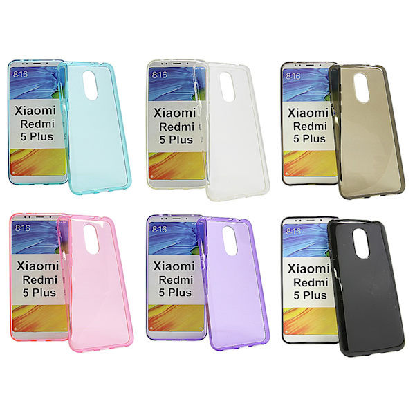 TPU skal Xiaomi Redmi 5 Plus Svart