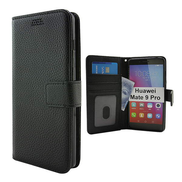 New Standcase Wallet Huawei Mate 9 Pro (LON-L29) Svart