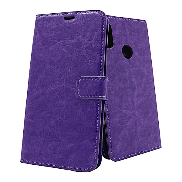 Crazy Horse Wallet Huawei Y6s Lila