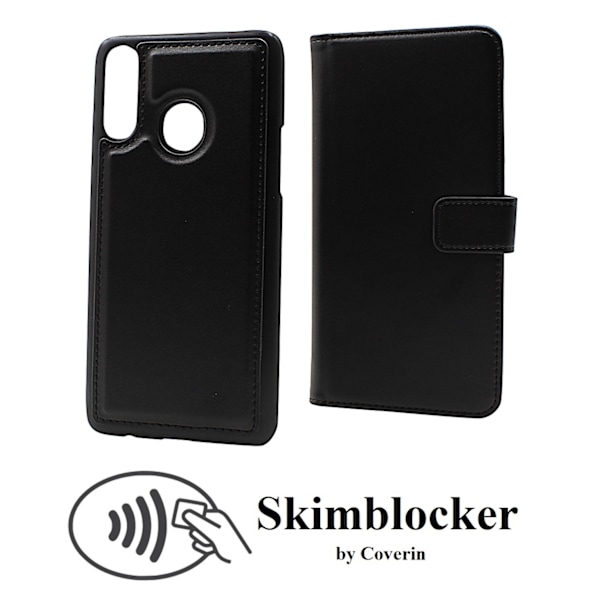 Skimblocker Magnet Wallet Samsung Galaxy A20s (A207F/DS) (Svart) Svart