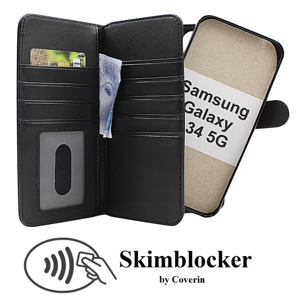 Skimblocker XL Magnet Fodral Samsung Galaxy A34 5G