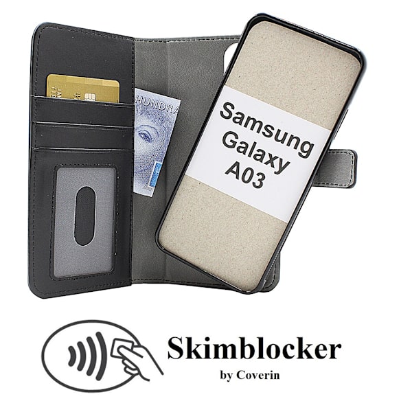 Skimblocker Magnet Fodral Samsung Galaxy A03 (A035G/DS)